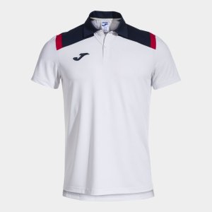 JOMA TOLEDO SHORT SLEEVE POLO WHITE NAVY