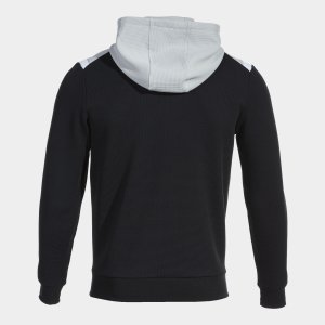 JOMA TOLEDO ZIP-UP HOODIE BLACK