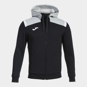 JOMA TOLEDO ZIP-UP HOODIE BLACK
