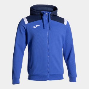 JOMA TOLEDO ZIP-UP HOODIE ROYAL NAVY