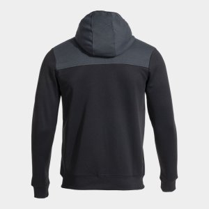 JOMA CAMPUS STREET ZIP-UP HOODIE BLACK