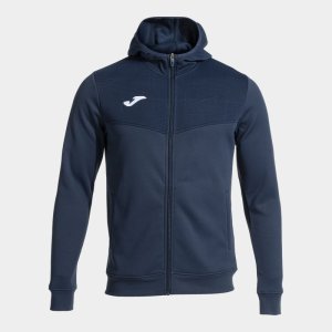 JOMA CAMPUS STREET ZIP-UP HOODIE NAVY