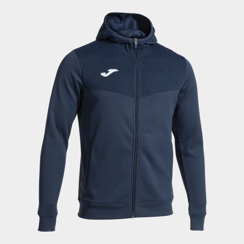 JOMA CAMPUS STREET ZIP-UP HOODIE NAVY