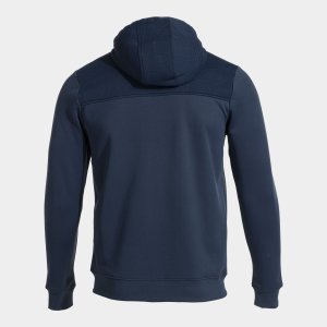 JOMA CAMPUS STREET ZIP-UP HOODIE NAVY