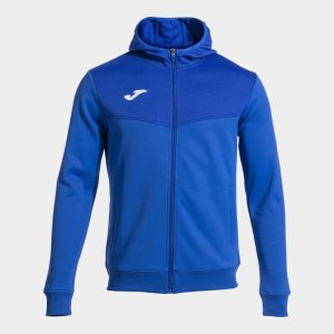 JOMA CAMPUS STREET ZIP-UP HOODIE ROYAL