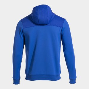 JOMA CAMPUS STREET ZIP-UP HOODIE ROYAL