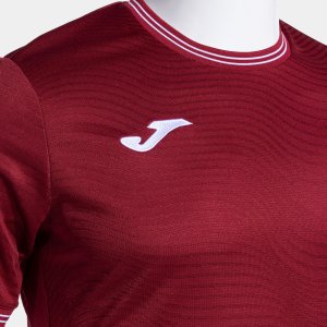 JOMA TOLETUM V SHORT SLEEVE T-SHIRT BURGUNDY