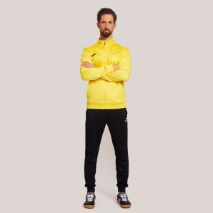JOMA LION II TRACKSUIT YELLOW BLACK