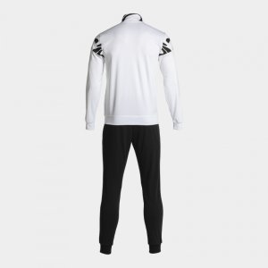JOMA LION II TRACKSUIT WHITE BLACK