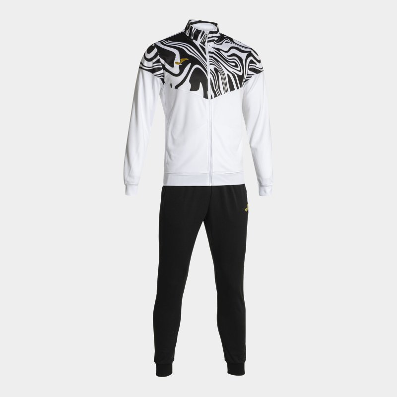 JOMA LION II TRACKSUIT WHITE BLACK