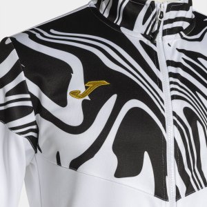 JOMA LION II TRACKSUIT WHITE BLACK