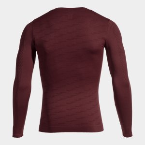 JOMA BRAMA CLASSIC LONG SLEEVE T-SHIRT BURGUNDY