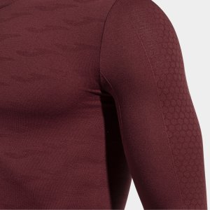JOMA BRAMA CLASSIC LONG SLEEVE T-SHIRT BURGUNDY