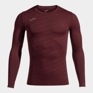 JOMA BRAMA CLASSIC LONG SLEEVE T-SHIRT BURGUNDY