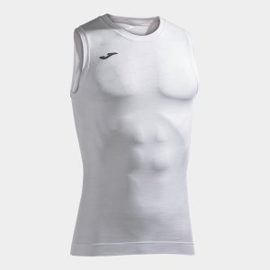 JOMA BRAMA CLASSIC SLEEVELESS SHIRT WHITE