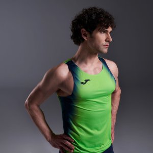 JOMA ELITE XI TANK TOP FLUOR GREEN NAVY