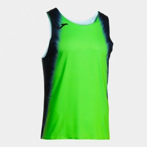 JOMA ELITE XI TANK TOP FLUOR GREEN NAVY