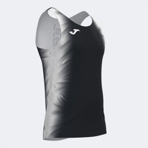 JOMA ELITE XI TANK TOP BLACK WHITE