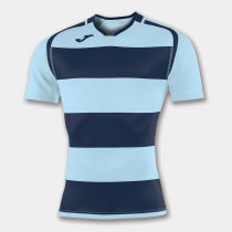 JOMA T-SHIRT RUGBY NAVY-SKYBLUE S/S