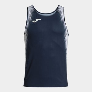 JOMA ELITE XI TANK TOP NAVY WHITE