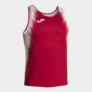 JOMA ELITE XI TANK TOP RED WHITE