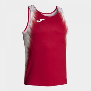 JOMA ELITE XI TANK TOP RED WHITE