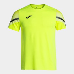 JOMA ELITE XI SHORT SLEEVE T-SHIRT FLUOR YELLOW BLACK
