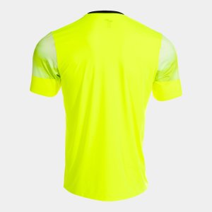 JOMA ELITE XI SHORT SLEEVE T-SHIRT FLUOR YELLOW BLACK