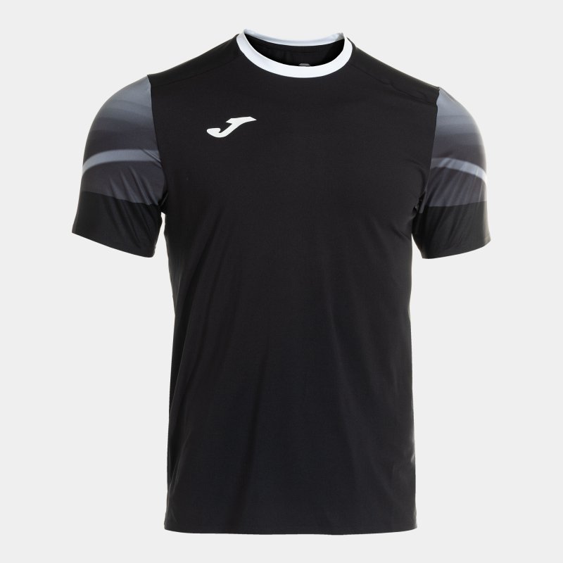 JOMA ELITE XI SHORT SLEEVE T-SHIRT BLACK ANTHRACITE
