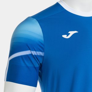 JOMA ELITE XI SHORT SLEEVE T-SHIRT ROYAL WHITE