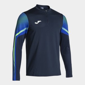 JOMA ELITE XI SWEATSHIRT NAVY FLUOR GREEN