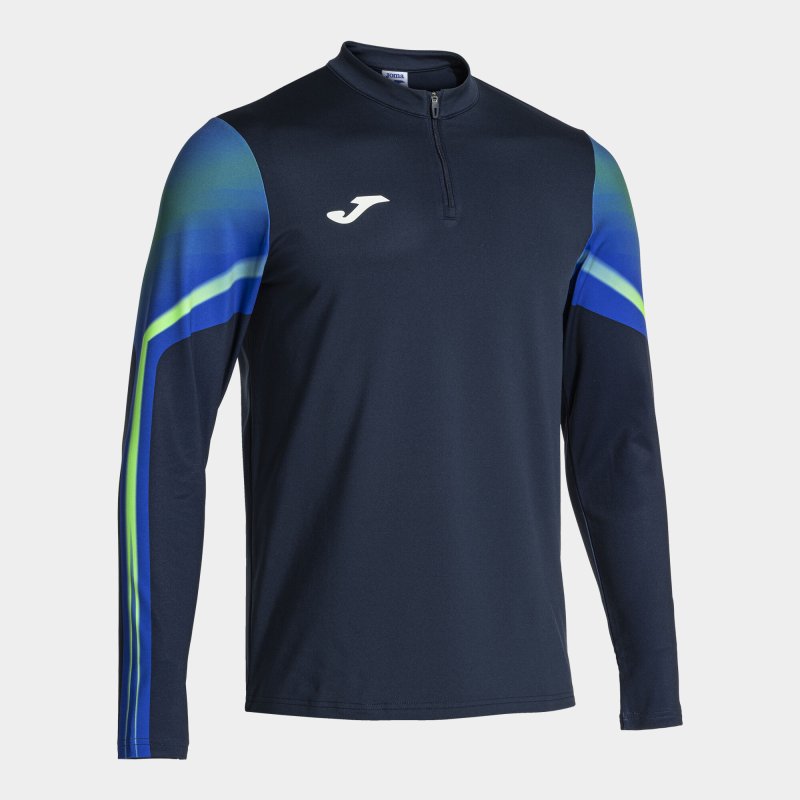 JOMA ELITE XI SWEATSHIRT NAVY FLUOR GREEN