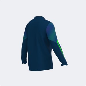 JOMA ELITE XI SWEATSHIRT NAVY FLUOR GREEN