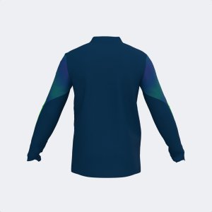 JOMA ELITE XI SWEATSHIRT NAVY FLUOR GREEN