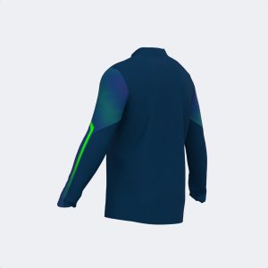 JOMA ELITE XI SWEATSHIRT NAVY FLUOR GREEN