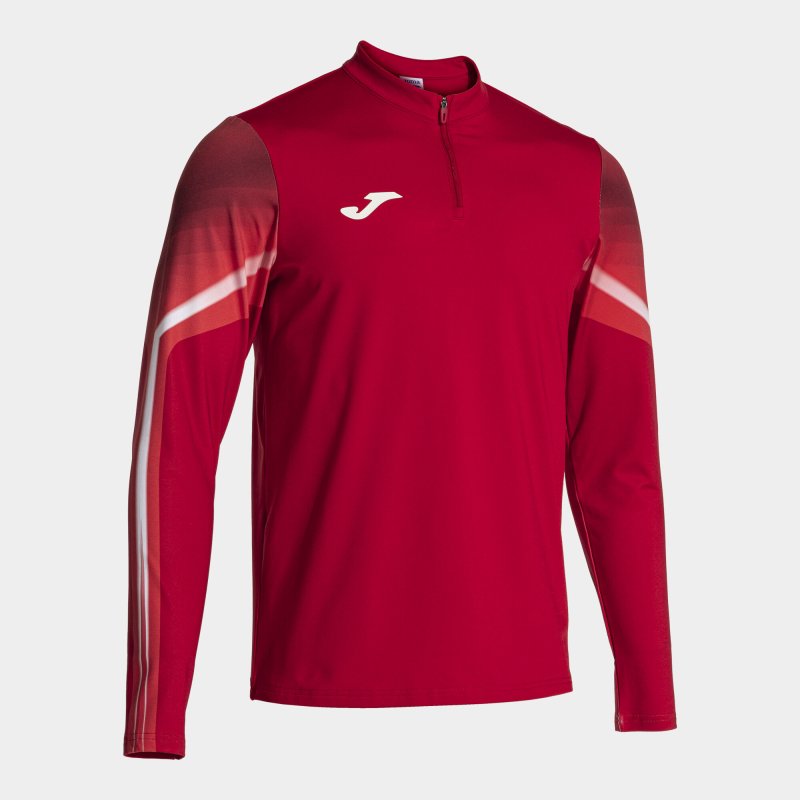 JOMA ELITE XI SWEATSHIRT RED WHITE