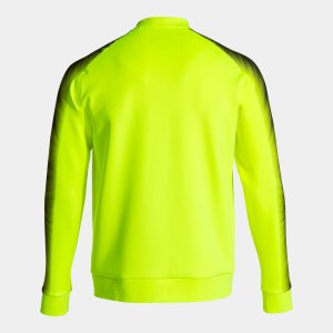 JOMA ELITE XI FULL ZIP SWEATSHIRT FLUOR YELLOW BLACK