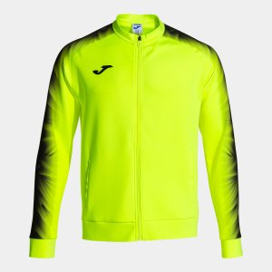 JOMA ELITE XI FULL ZIP SWEATSHIRT FLUOR YELLOW BLACK