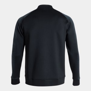 JOMA ELITE XI FULL ZIP SWEATSHIRT BLACK ANTHRACITE
