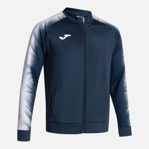 JOMA ELITE XI FULL ZIP SWEATSHIRT NAVY WHITE