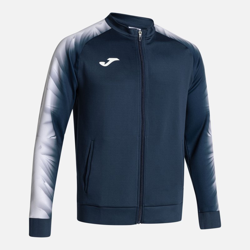 JOMA ELITE XI FULL ZIP SWEATSHIRT NAVY WHITE