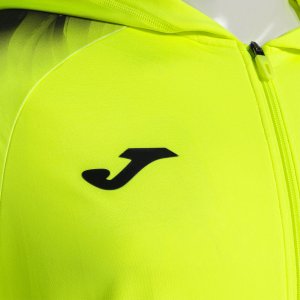 JOMA ELITE XI ZIP-UP HOODIE FLUOR YELLOW BLACK