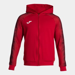 JOMA ELITE XI ZIP-UP HOODIE RED