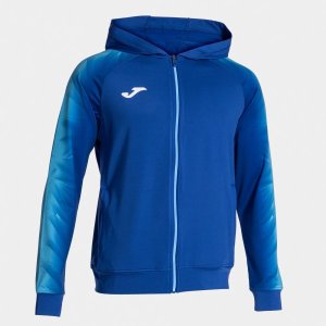 JOMA ELITE XI ZIP-UP HOODIE ROYAL