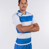 JOMA T-SHIRT RUGBY ROYAL-WHITE S/S