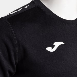 JOMA OLIMPIADA RUGBY SHORT SLEEVE T-SHIRT BLACK
