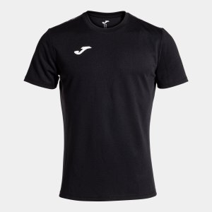 JOMA OLIMPIADA RUGBY SHORT SLEEVE T-SHIRT BLACK