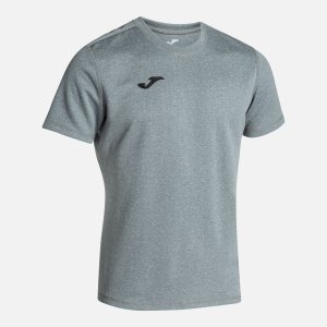 JOMA OLIMPIADA RUGBY SHORT SLEEVE T-SHIRT MELANGE GREY