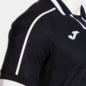 JOMA FIT ONE SHORT SLEEVE T-SHIRT BLACK WHITE