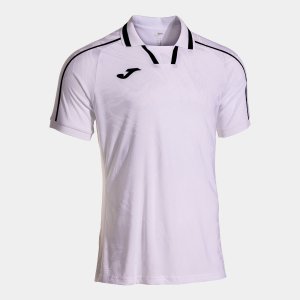 JOMA FIT ONE SHORT SLEEVE T-SHIRT WHITE BLACK